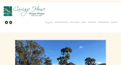 Desktop Screenshot of carriagehouse.com.au
